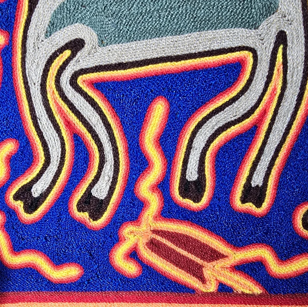 Colorful Huichol Art Wall Decor